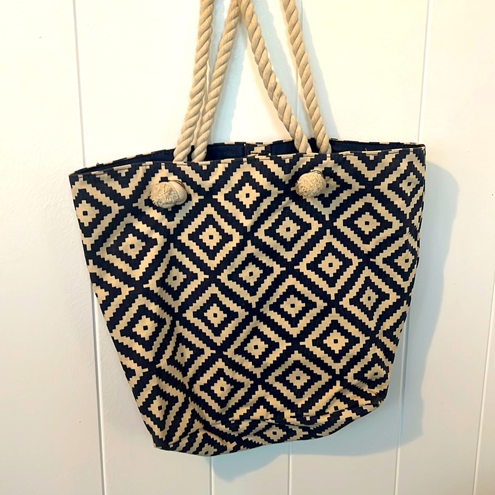 Boat Tie Beach Tote